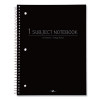 Subject Wirebound Promo Notebook, 1-Subject, Medium/College Rule, Assorted Cover Colors, (70) 10.5" x 8" Sheets, 24/Carton