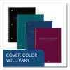 Subject Wirebound Promo Notebook, 1-Subject, Medium/College Rule, Assorted Cover Colors, (70) 10.5" x 8" Sheets, 24/Carton