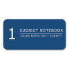 Stasher Wirebound Notebook, 1-Subject, Medium/College Rule, Randomly Assorted Cover Color, (100) 11 x 9 Sheets, 24/Carton