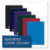 Flipper Wirebound Notepad, Assorted Cover Colors, Medium/College Rule, (80) White 8.5 x 11 Sheets, 24/Carton