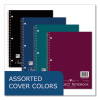 Subject Wirebound Notebook, 1-Subject, Medium/College Rule, Assorted Cover Colors, (80) 11 x 8.5 Sheets, 24/Carton