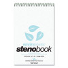 Enviroshades Steno Pad, White Cover, Gregg Rule, (80) Blue 6 x 9 Sheets, 24/Carton