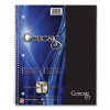 Genesis Notebook, 1-Subject, Medium/College Rule, Randomly Assorted Cover Colors, (100) 11 x 9 Sheets, 12/Carton