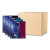Genesis Notebook, 1-Subject, Medium/College Rule, Randomly Assorted Cover Colors, (100) 11 x 9 Sheets, 12/Carton
