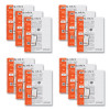 Whitelines Notebook, Quadrille Rule (5 Sq/In), Gray/Orange Cover, (70) 11 x 8.5 Sheets, 12/Carton