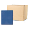 Pocket Folder, Accommodates (50) 11 x 8.5 Sheets, Dark Blue, 250/Carton