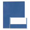 Pocket Folder, Accommodates (50) 11 x 8.5 Sheets, Dark Blue, 250/Carton