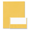Pocket Folder, Accommodates (50) 11 x 8.5 Sheets, Gold, 250/Carton