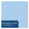 Pocket Folder, 0.5" Capacity, 11 x 8.5, Light Blue, 25/Box, 10 Boxes/Carton