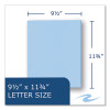 Pocket Folder, Accommodates (50) 11 x 8.5 Sheets, Light Blue, 250/Carton