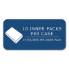 Pocket Folder, Accommodates (50) 11 x 8.5 Sheets, Light Blue, 250/Carton