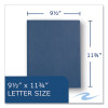 Pocket Folder With Prongs, Accommodates (100) 11 x 8.5 Sheets, Dark Blue, 250/Carton