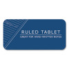 Writing Tablet, Wide/Legal Rule, 100 White 6 x 9 Sheets, 48/Carton