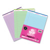 Enviroshades Legal Notepads, Wide/Legal Rule, (40) Assorted Color 8.5 x 11 Sheets, 54/Carton