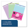 Enviroshades Legal Notepads, Wide/Legal Rule, (40) Assorted Color 8.5 x 11 Sheets, 54/Carton