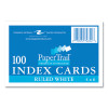 White Index Cards, Narrow Ruled, 4 x 6, 100 Cards, 36/Carton
