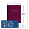 Poly-Flex Composition Notebook, Medium/College Rule, Randomly Assorted Cover Colors, (70) 9.75 x 7.5 Sheets, 24/Carton
