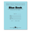 Examination Blue Book, Wide/Legal Rule, Blue Cover, (6) 8.5 x 7 Sheets, 1,000/Carton