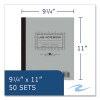 Lab And Science Two-Part Carbonless Notebook, Quadrille Rule (4 Sq/In), Gray Cover, (50) 11 x 9.25 Sheets, 12/Carton