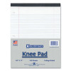 Stiff-Back Pad, Medium/College Rule, 100 White 8.5 x 11 Sheets, 36/Carton