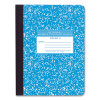 Grade School Ruled Composition Book, Grade 2 Manuscript Format, Blue Marble Cover, (80) 9.75 x 7.5 Sheets, 48/Carton
