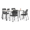 Medina Guest Chair, Supports Up To 275 Lb, 18" Seat Height, Black Seat/Back/Base
