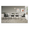 Medina Guest Chair, Supports Up To 275 Lb, 18" Seat Height, Black Seat/Back/Base