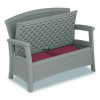 Elements Loveseat With Storage, 47" x 29.75" x 35.5", Dove Gray