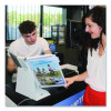 Antimicrobial Desktop Reference And Display System, 10 Panels With White Borders, White Base