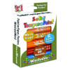 Kwik Stix Tempera Paint Set, Regular Size, 0.7" x 3.5", 6 Assorted Earth Tone Colors, 6/Pack, 24 Packs/Carton