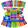 Kwik Stix Tempera Paint Set, Regular Size, 0.7" x 3.5", 30 Assorted Colors, 30/Pack, 6 Packs/Carton