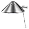 Halogen Lamp With 3-Point Adjustable Arm, 15" High, Brushed Nickel