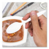 Style Setter Medium Weight Polypropylene Cutlery, Teaspoon, Plastic, White, 1,000/Carton
