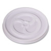 Plastic Lids For Foam Cups And Bowls, Vented, Fits 6 Oz Hot Cups, White, 1,000/Carton