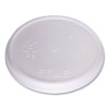 Plastic Lids For Foam Cups And Bowls, Fits 8 Oz To 16 Oz Cups/5 Oz To 10 Oz Bowls, White, 500/Carton