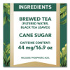 Sweet Black Tea Bottles, 16.9 Oz Bottle, 18/Carton