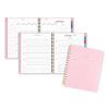 Harmony Weekly/Monthly Poly Planner, 8.81 x 7.88, Pink Cover, 13-Month: Jan 2026 To Jan 2027