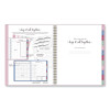 Harmony Weekly/Monthly Poly Planner, 11 x 9.38, Pink Cover, 13-Month: Jan 2026 To Jan 2027