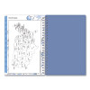 Lindley Weekly/Monthly Planner, Lindley Floral Artwork, 8 x 5, White/Blue/Green Cover, 12-Month (Jan To Dec): 2026