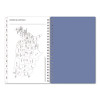Lindley Weekly/Monthly Planner, Lindley Floral Artwork, 8 x 5, White/Blue/Green Cover, 12-Month (Jan To Dec): 2026
