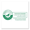 Compostable Molded Fiber Dinnerware, Proplanet Seal, 3-Compartment Plate, 9" Dia, Natural, 500/Carton