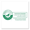 Compostable Molded Fiber Dinnerware, Proplanet Seal, Platter, 10" Diameter, Natural, 500/Carton
