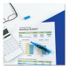 Hi-Liter Desk-Style Highlighters, Light Blue Ink, Chisel Tip, Light Blue/Black Barrel, Dozen