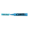 Hi-Liter Desk-Style Highlighters, Light Blue Ink, Chisel Tip, Light Blue/Black Barrel, Dozen