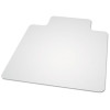 Natural Origins Biobased Chair Mat For Hard Floors, Rectangular With Lip, Straight Edges, 45" x 53", Clear