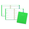 Badge Geo Weekly/Monthly Planner, 8.75 x 7, Green Cover, 13-Month: Jan 2026 To Jan 2027