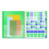 Badge Geo Weekly/Monthly Planner, 8.75 x 7, Green Cover, 13-Month: Jan 2026 To Jan 2027