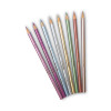 Metallic Colors Pencil Set, Assorted Metallic Lead And Barrel Colors, 8/Pack