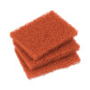 Quick Clean Heavy Duty Griddle Pad 746, 4" x 5.25", Orange, 15/Carton