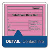 While You Were Out Memo Pad, One-Part (No Copies), 4.25 x 5.5, 50 Forms/Pad, 24 Pads/Pack